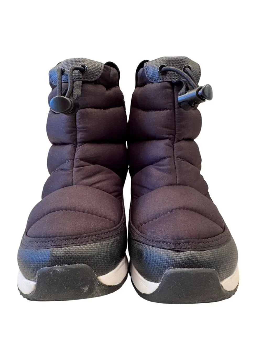 North Face Youth Kids Size 1 EU32 ThermoBall Pull-On Waterproof Black Boots NWOB